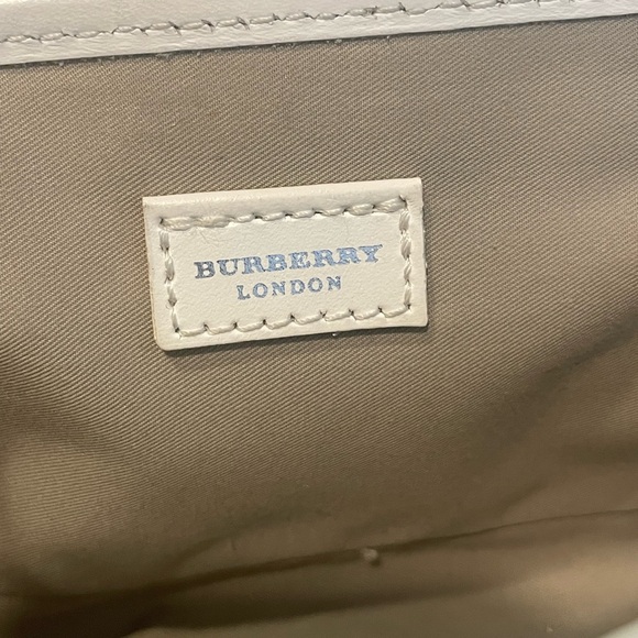 Burberry Classic Clutch Wristlet Bag in White main image 11